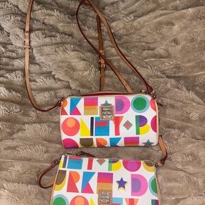 Dooney & Bourke Multicolor Logo Crossbody Bag